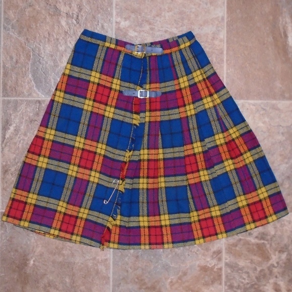 Vintage Dresses & Skirts - Vintage Summit of Boston Tartan Plaid Skirt A-line